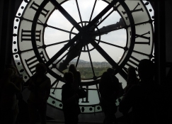 The Orsay lets you view Paris through the face of a giant clock, visible for blocks from the outside.