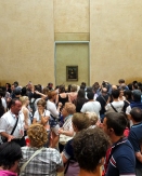 Even worse are the mobs surrounding the Mona Lisa. She hangs forlornly on her own massive wall. It takes patience and fortitude to get close enough to appreciate the masterpiece.