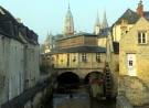 Many of Bayeux' old Medieval structures remain intact and in use.