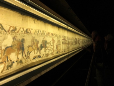 Bayeux' main "claim to fame" is the Bayeux Tapestry. This remarkably preserved, 230-foot long work of art dates from the 11th or 12th century. It is well worth a visit.